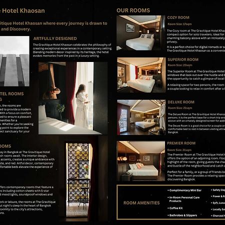The Gravitique Hotel Khaosan Banguecoque Exterior foto